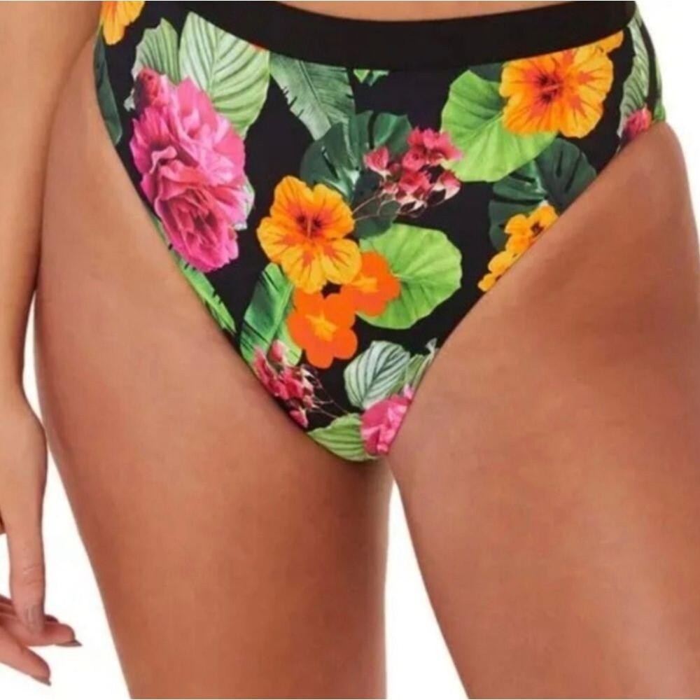 Andie Banded Cheeky Bottom in Tropical Flower/ Size S